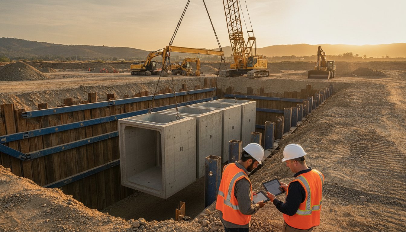 Box Culvert Installation Contractor California: Heavy Civil Stormwater Solutions