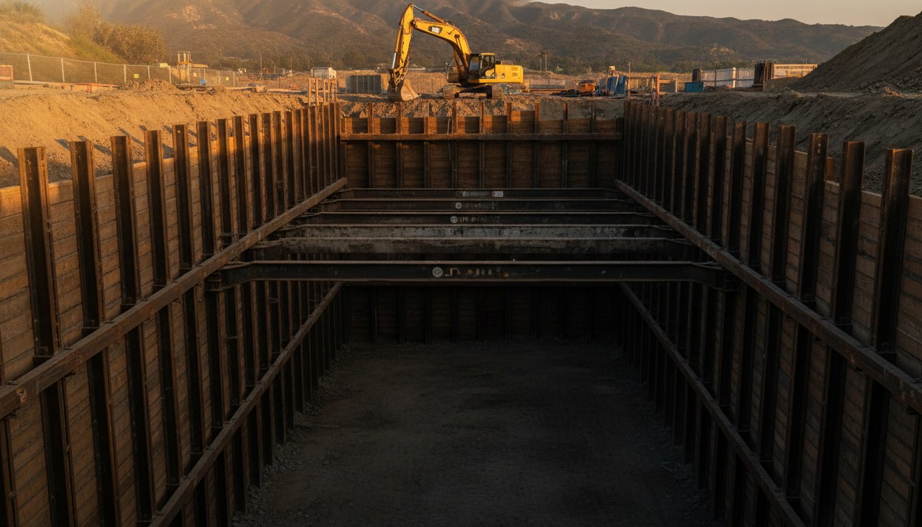Shoring Systems Contractor Southern California: The Heavy Civil Engineering Guide