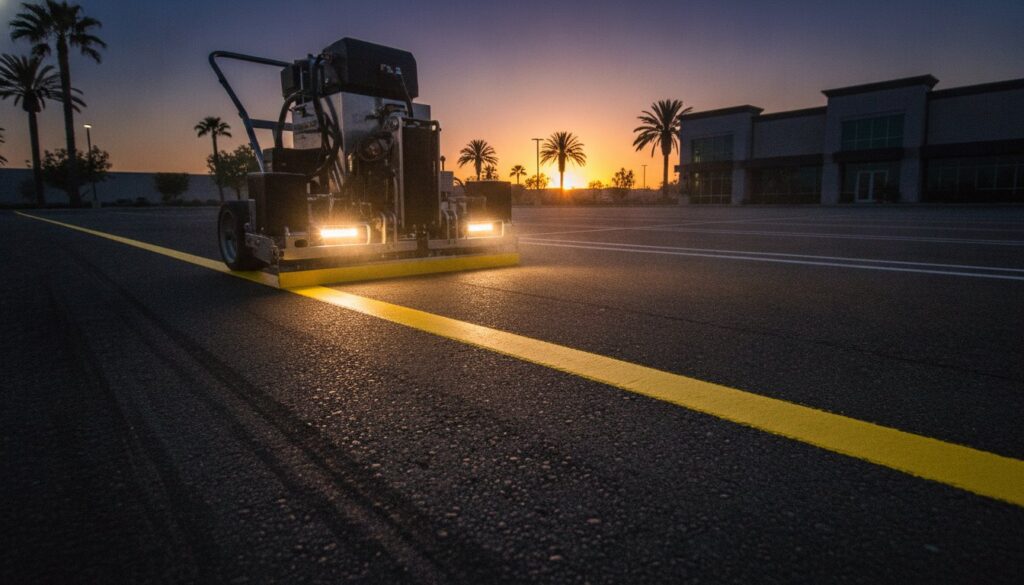 The California Parking Lot Striping Checklist: Compliance, Safety, and Quality