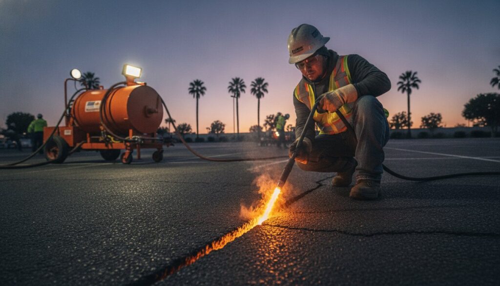 Asphalt Crack Filling Services Orange County: The 2026 Infrastructure Maintenance Checklist